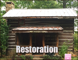 Historic Log Cabin Restoration  Amissville, Virginia